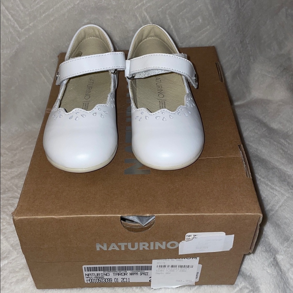 NWT Naturino Olya Mary Jane in White - Picture 8 of 15